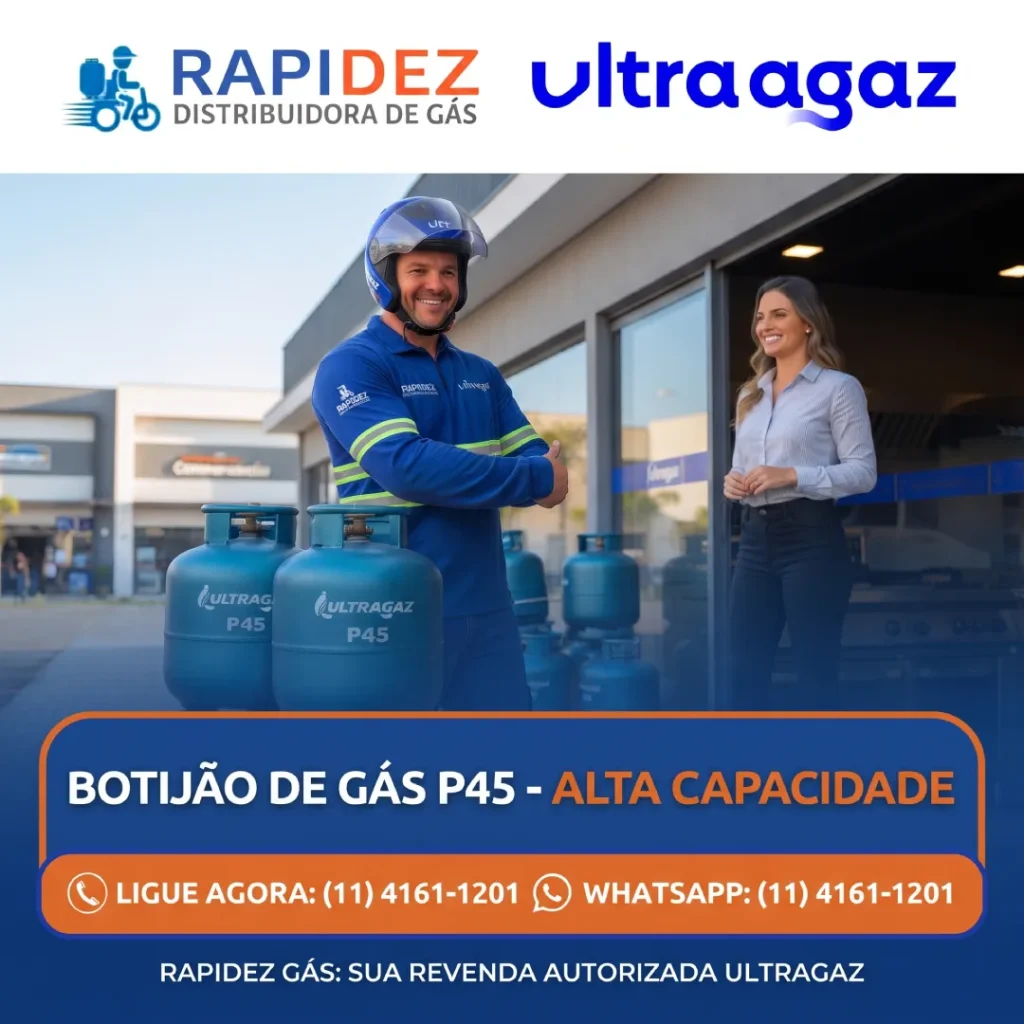 botijão de gás P45