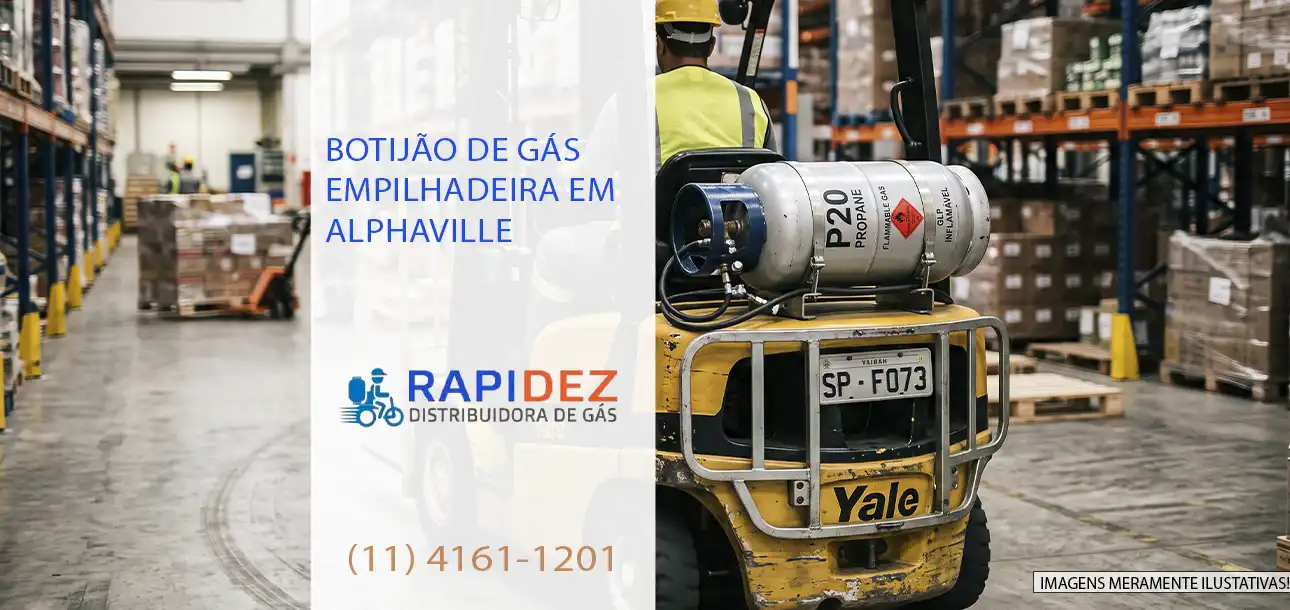Botijão de Gás Empilhadeira em Alphaville