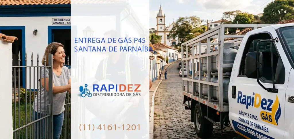 Gás P45 Santana de Parnaíba