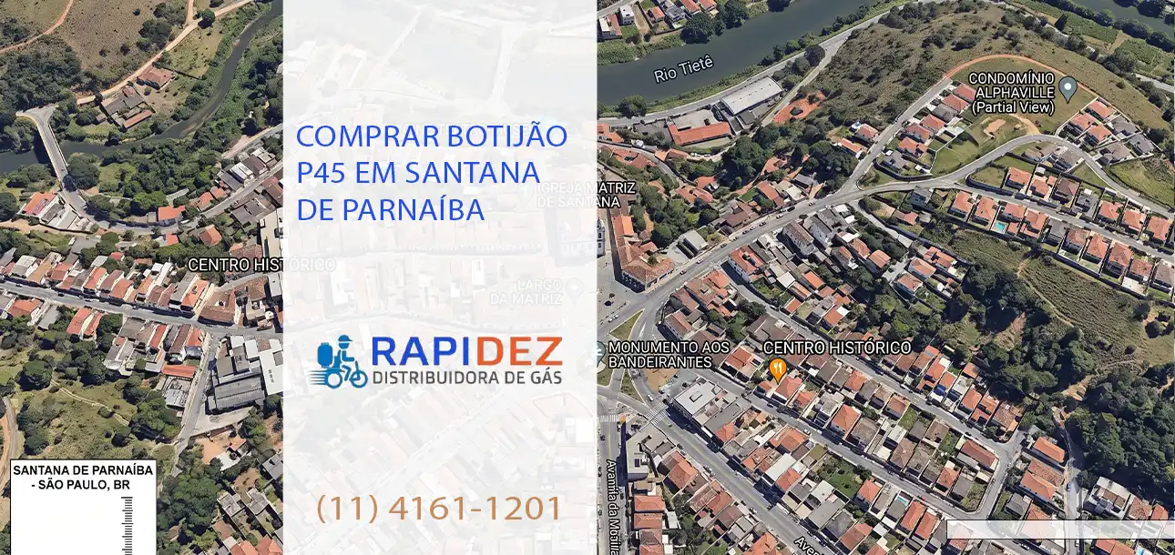 Comprar Botijão p45 em Santana de Parnaíba