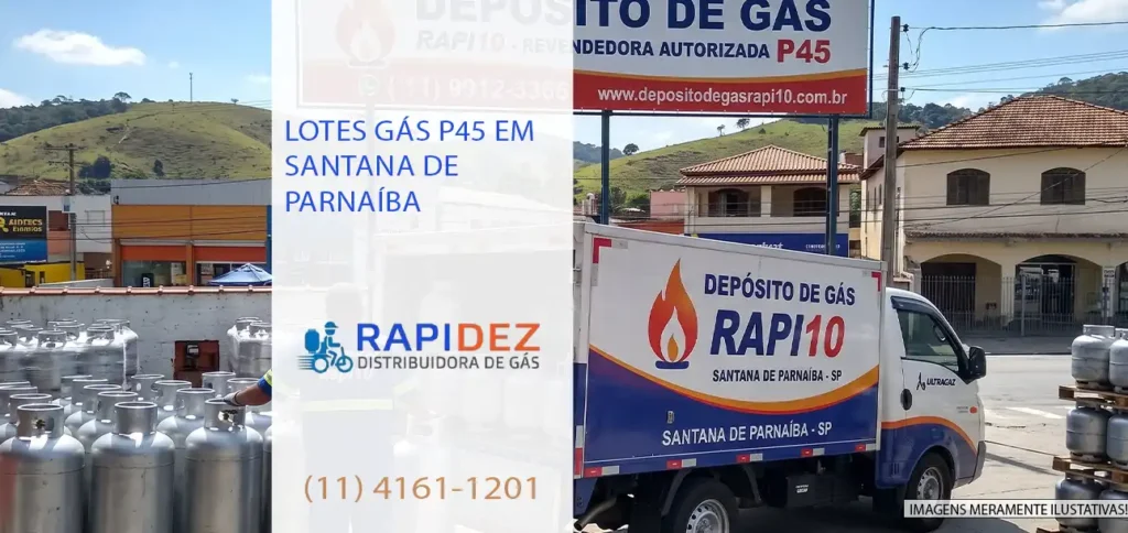 Lotes Gás p45 em Santana de Parnaíba